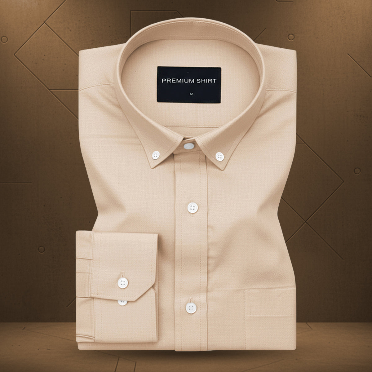 Pack of 2 Oxford Cotton Shirt For Men (Sky Blue & Cream)