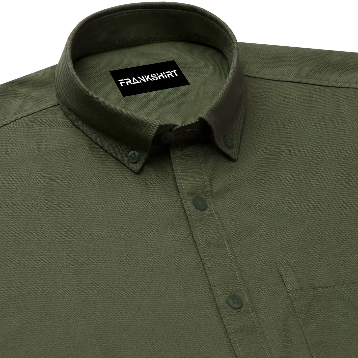 Olive Green Northface Shirt for Man