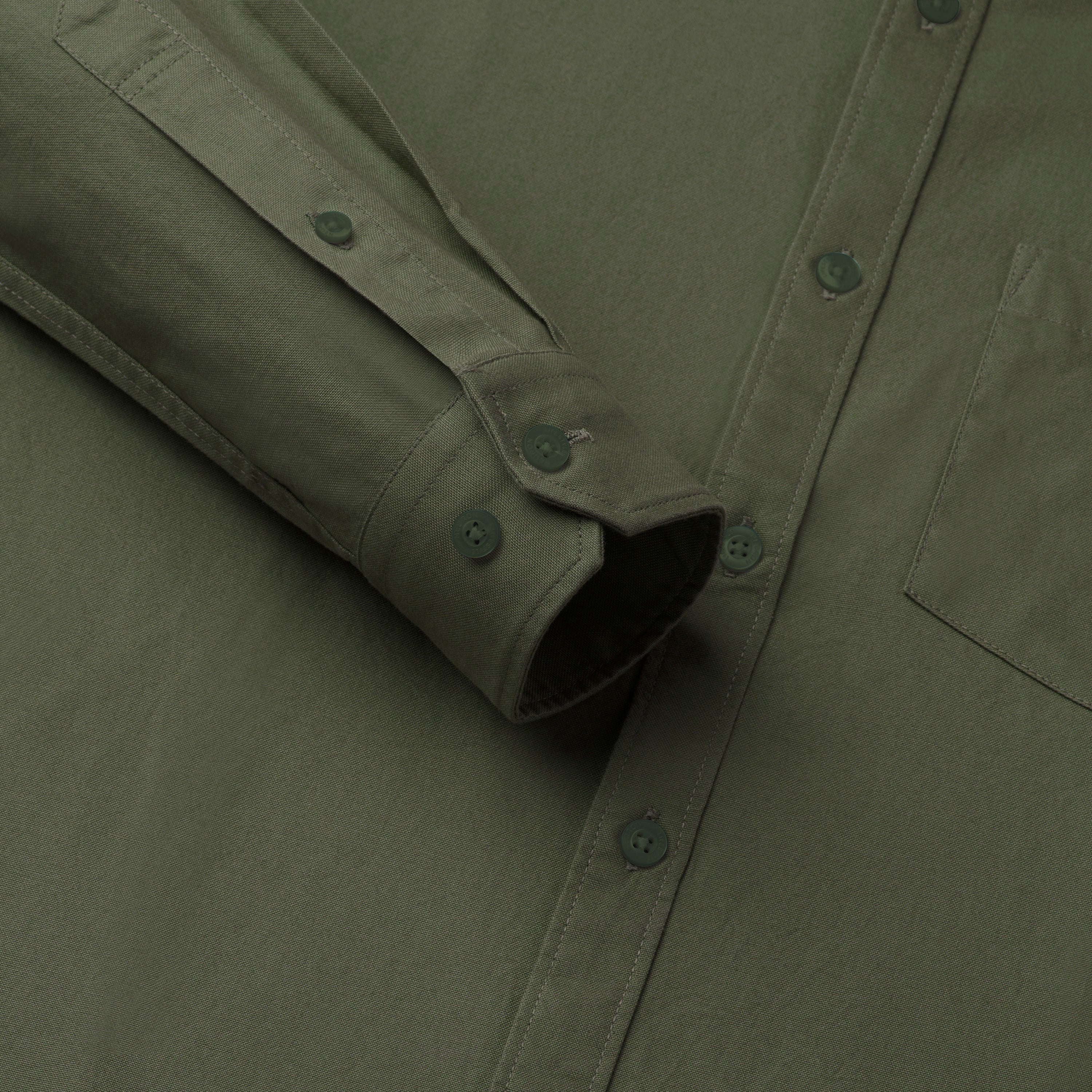Olive Green Northface Shirt for Man