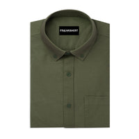 Dark Green Northface Shirt for Man