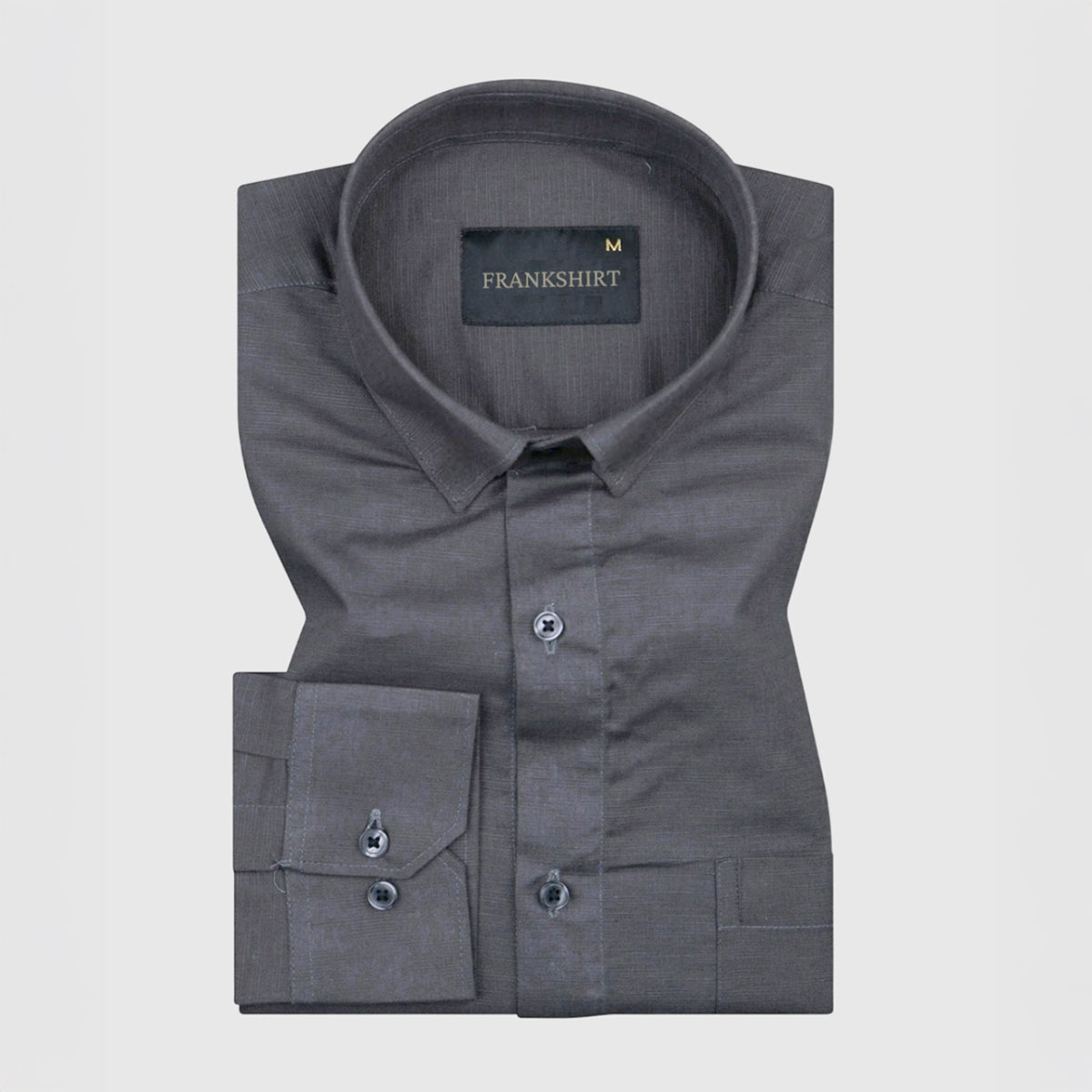 New Linen Shirt for Man (Dark Grey)