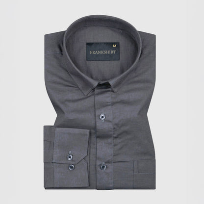 New Linen Shirt for Man (Dark Grey)