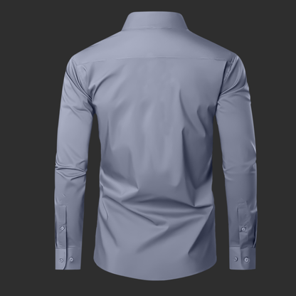 Premium Satin Solid Shirt for Man (Dark Grey)