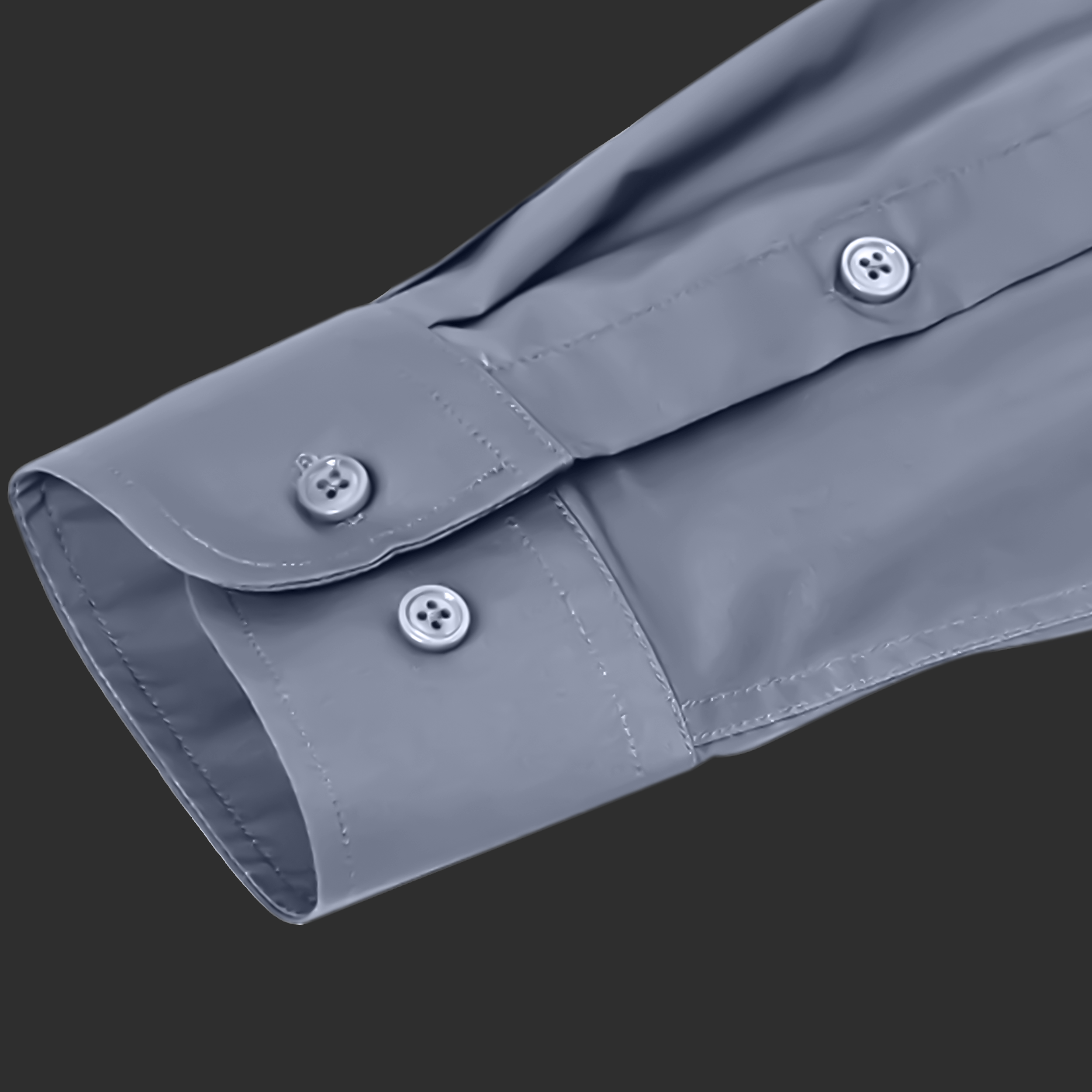 Premium Satin Solid Shirt for Man (Dark Grey)