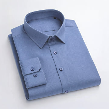 Casual Pure Cotton Denim Blue Color Shirt for Man