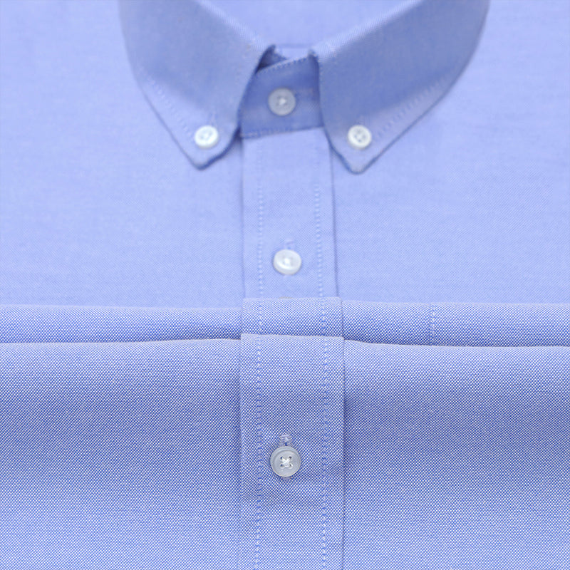 Pack of 2 Oxford Cotton Shirt For Men (Pink & Denim Blue)