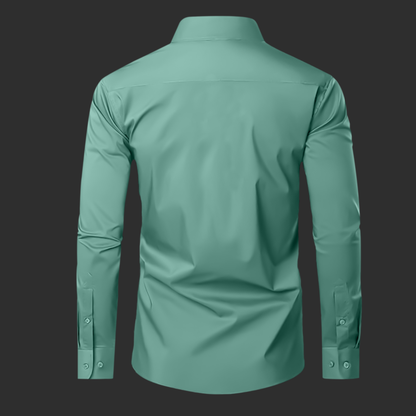 Premium Satin Solid Shirt for Man (Green)