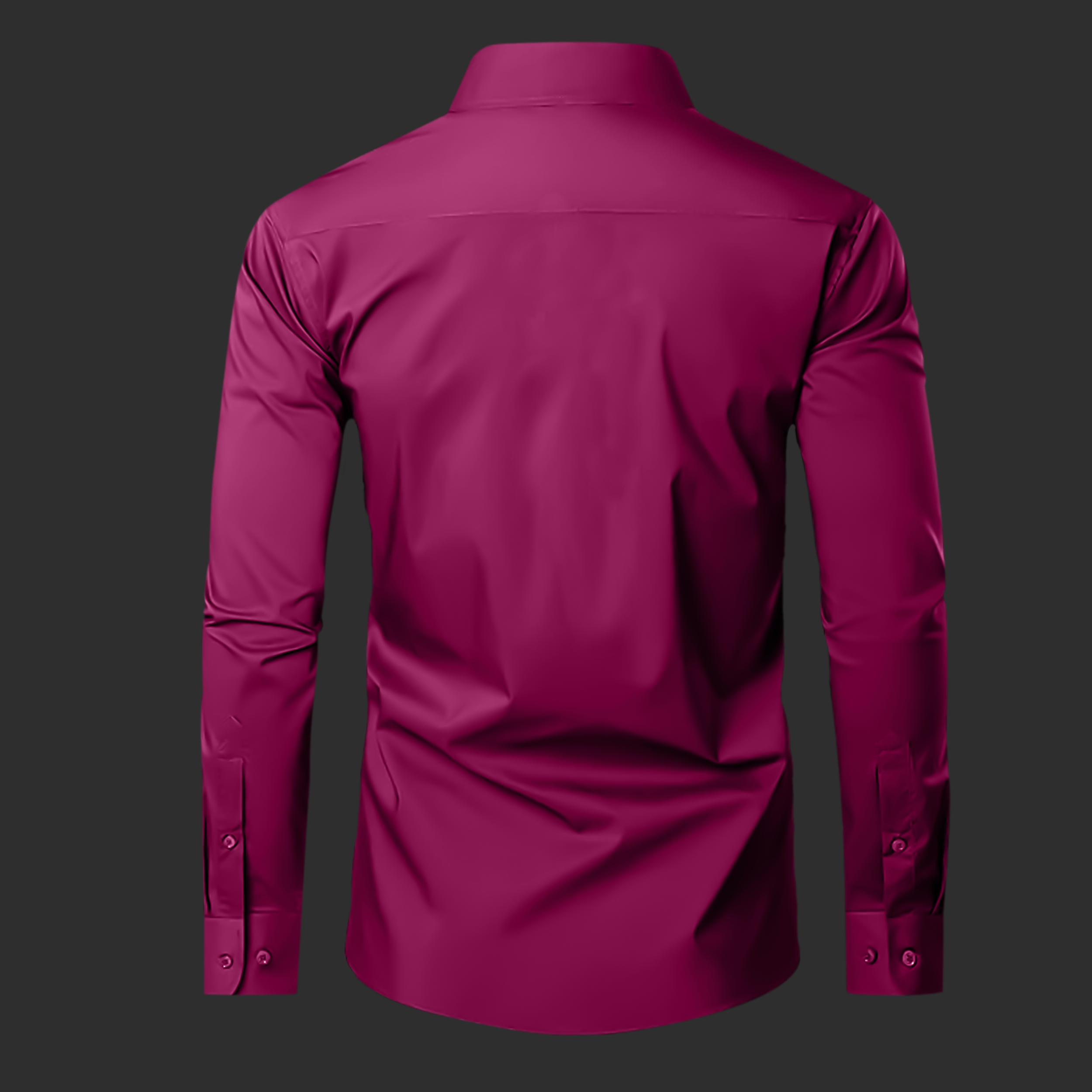 Premium Satin Solid Shirt for Man (Maroon)