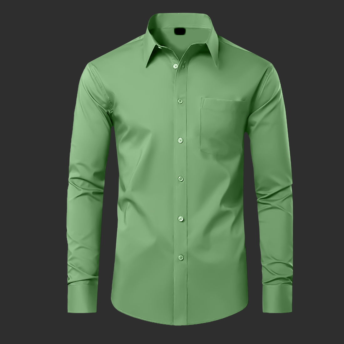 Premium Cotton Solid Shirt for Man (New Pista)