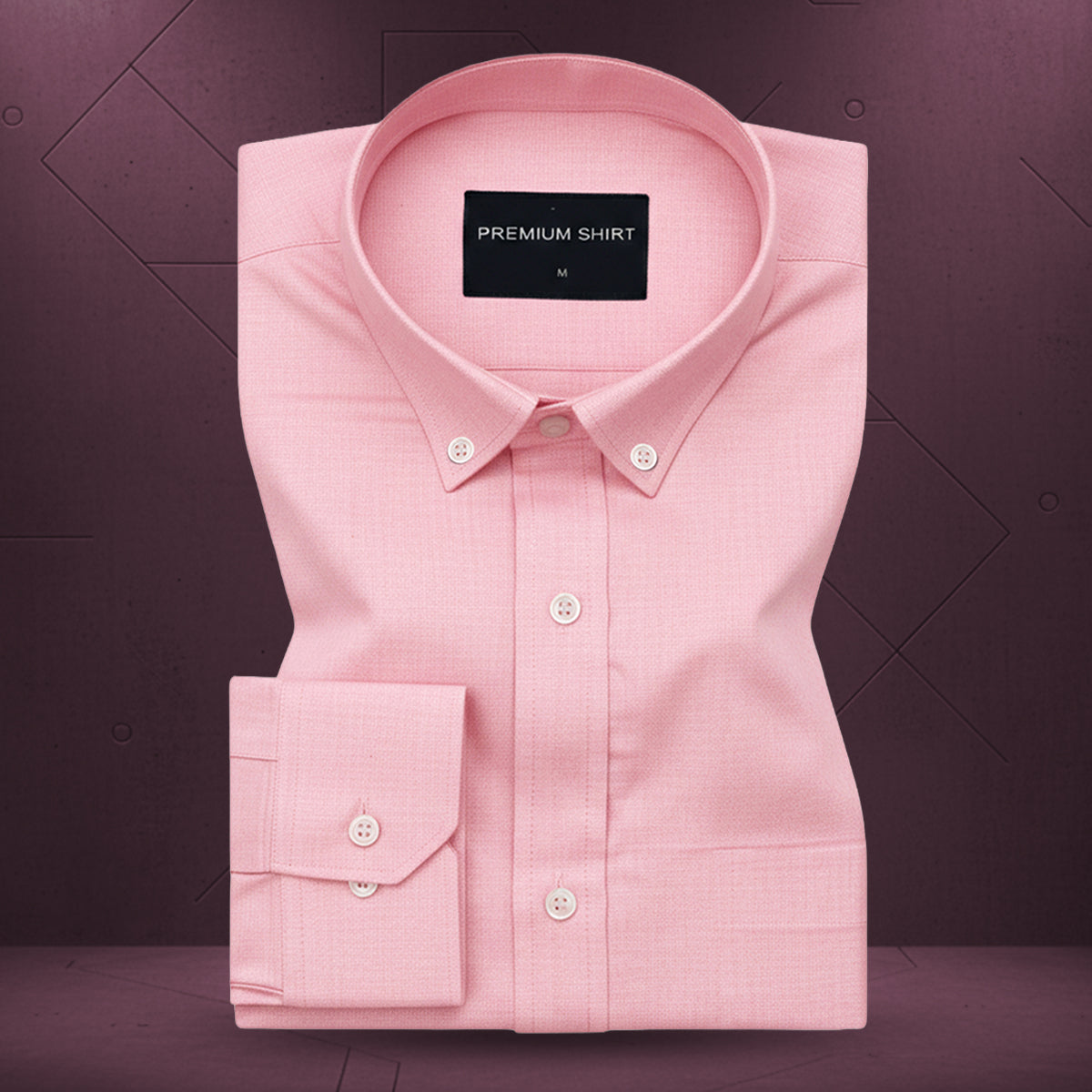 Pack of 2 Oxford Cotton Shirt For Men (Sky Blue & Pink)