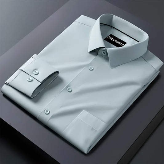 Premium Satin Solid Shirt with black Stripe for Man (Pista)