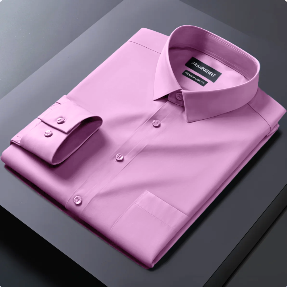 Premium Satin Solid Shirt for Man (Rose Gold)