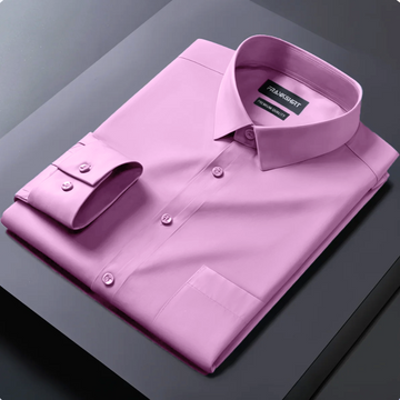 Premium Satin Solid Shirt for Man (Rose Gold)