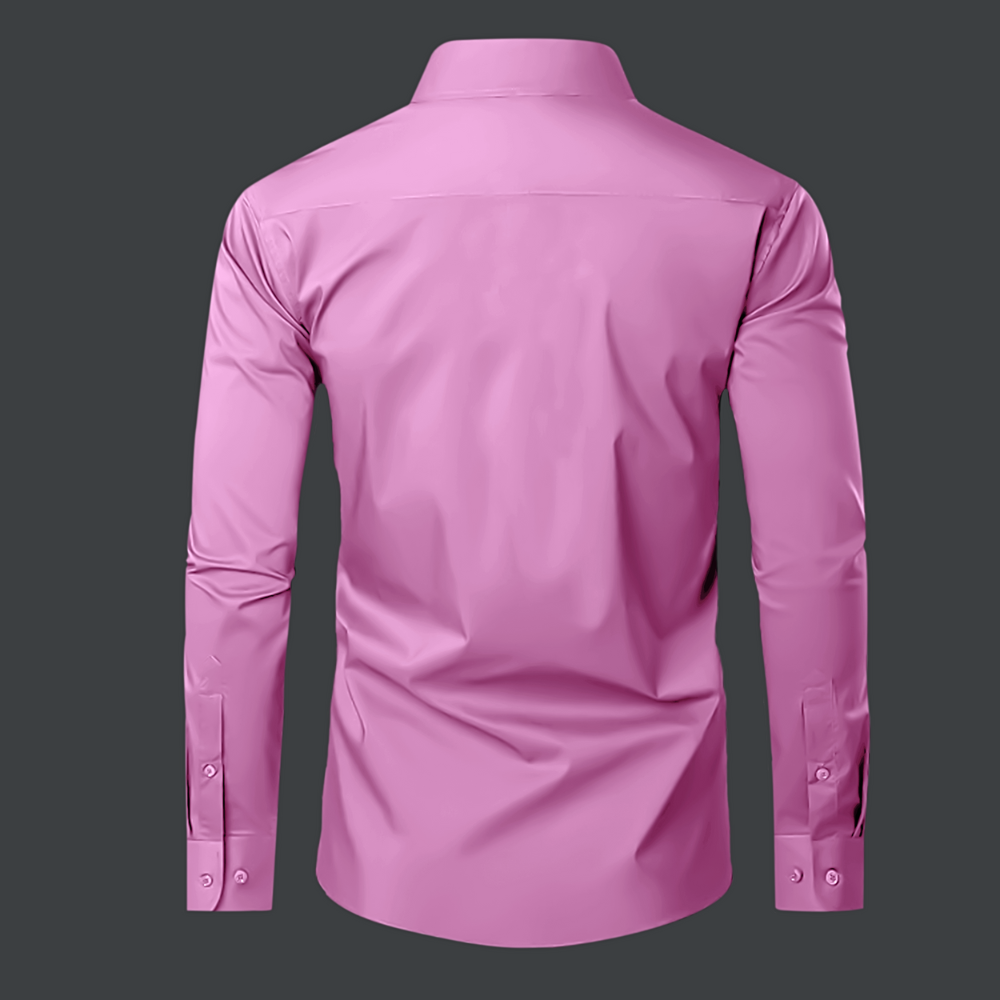 Premium Satin Solid Shirt for Man (Rose Gold)