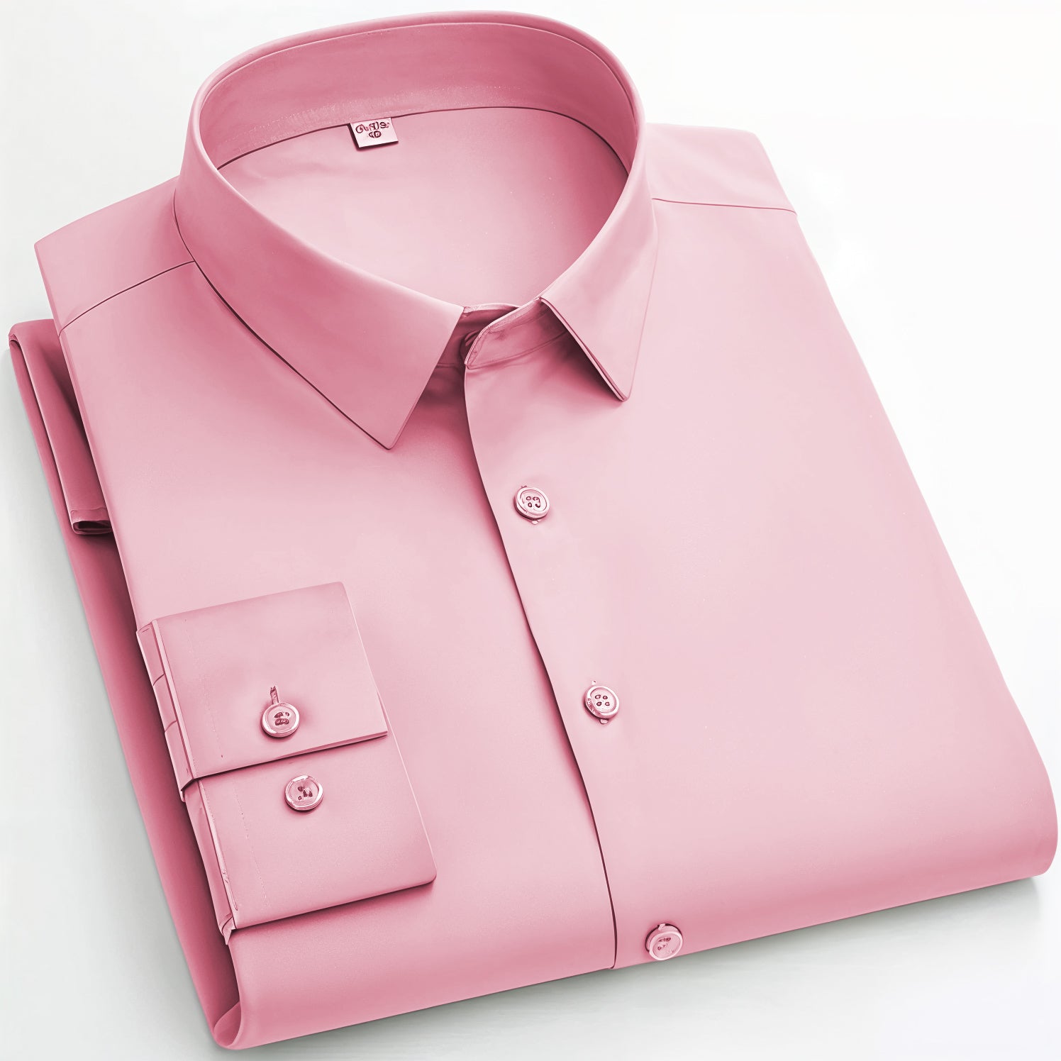 Cotton Blend Solid Shirts (Rose Gold)
