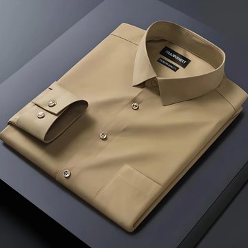 Premium Satin Solid Shirt for Man (Skin Colour)