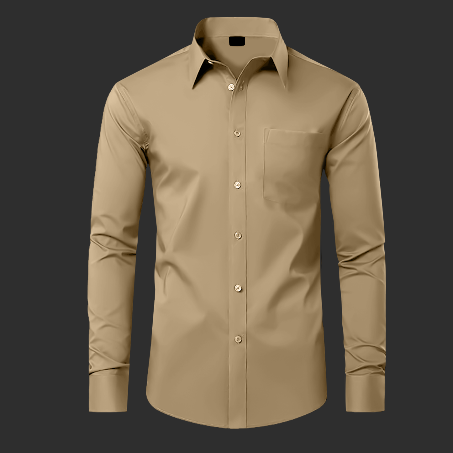 Premium Cotton Solid Shirt for Man (Skin Colour)