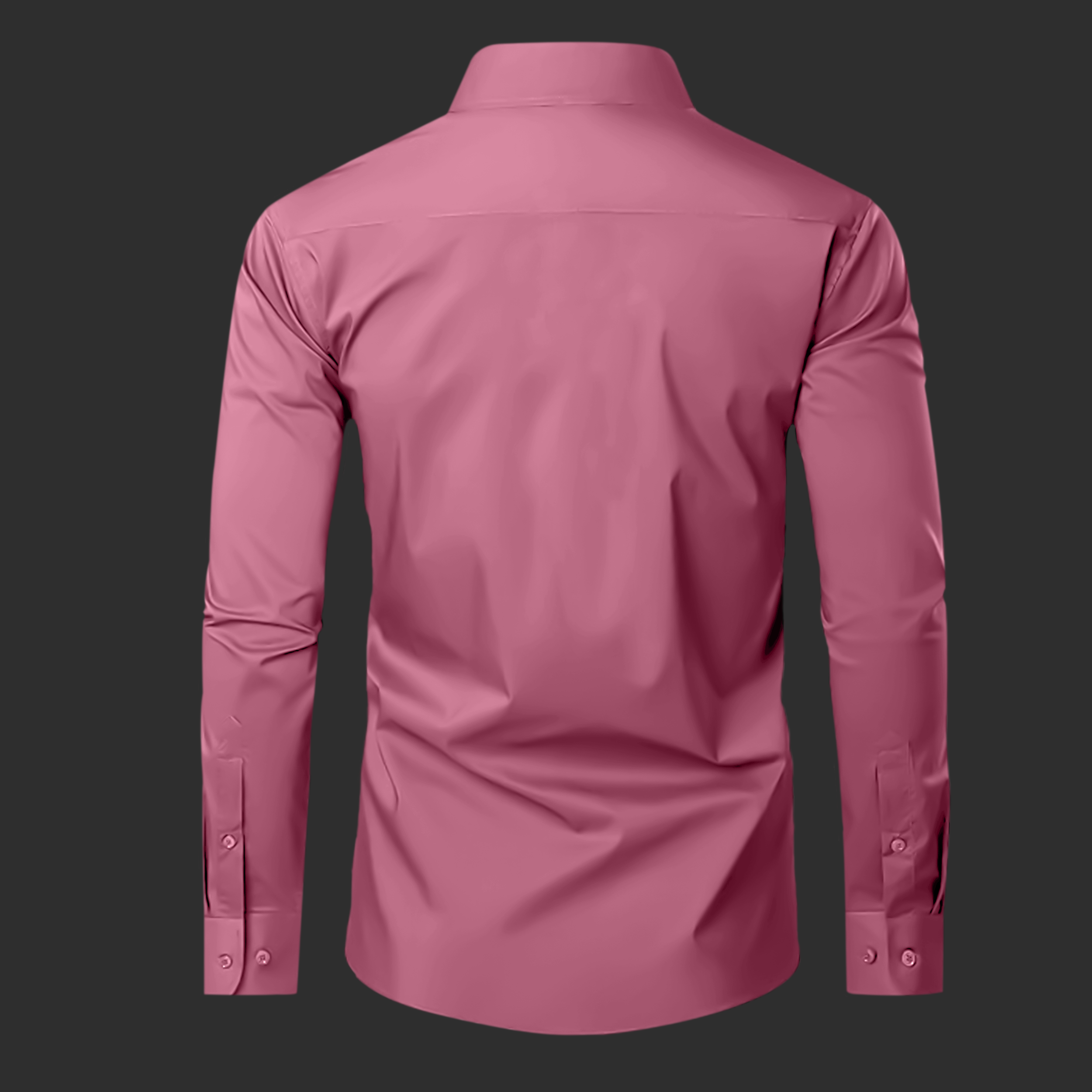 Premium Satin Solid Shirt for Man (Solid Pink)
