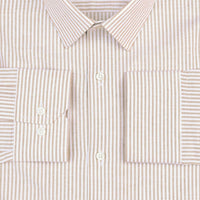 New Yellow Stripe Down Button Oxford Cotton Shirt (FS050)