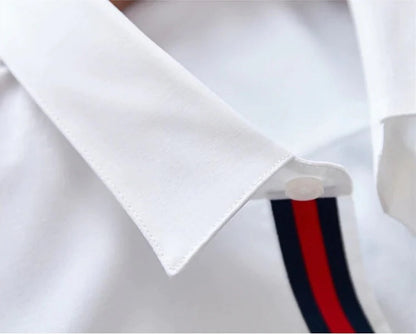 White Designer Casual Cotton Shirt for Man