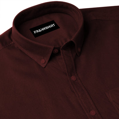 Wine Northface Shirt for Man