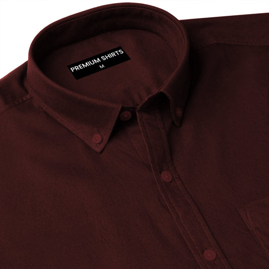 Wine Northface Shirt for Man