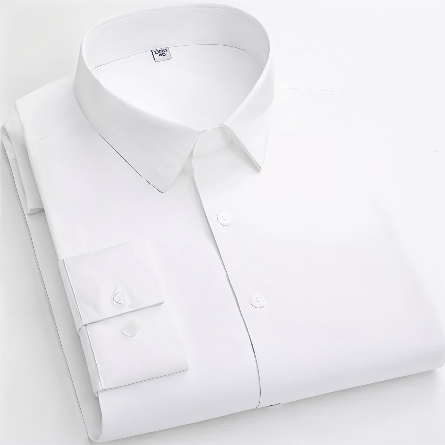 Frankshop Classic Cotton Blend White Solid Shirt
