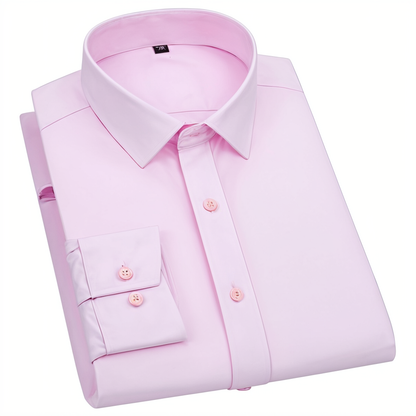 Frankshop Classic Cotton Blend Light Pink Shirt