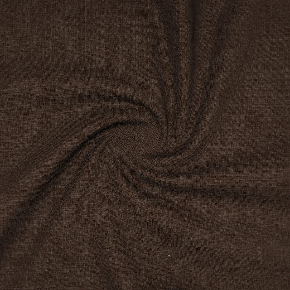 Brown Textured Linen Shirt For Men