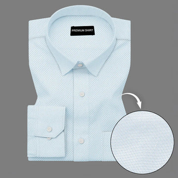 Soft Blue Party Wear Shirt for Men